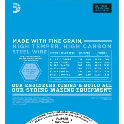D'Addario EXL170-6, 032 - 130 (6-Strenges�t)